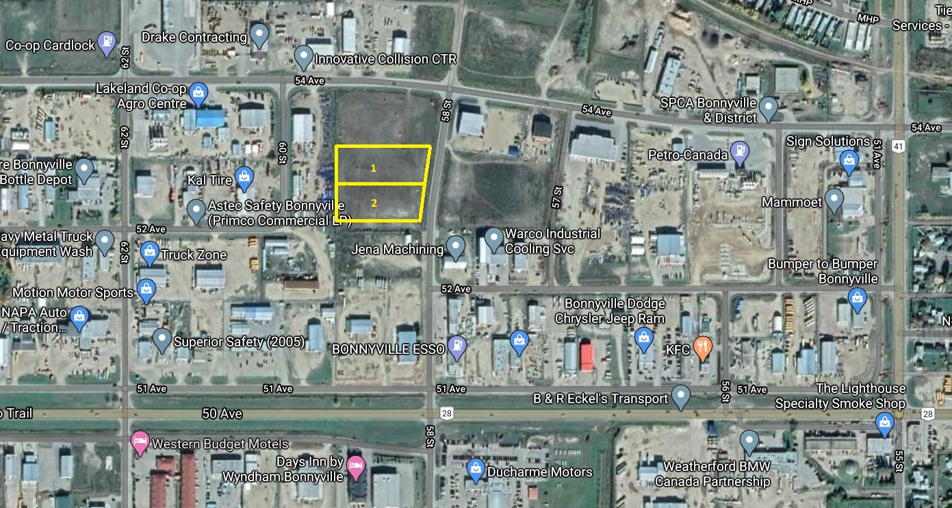 Industrial real estate for sale in the Town of Bonnyville Ritchie